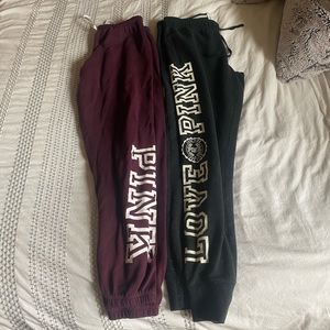 Two VS pink sweats